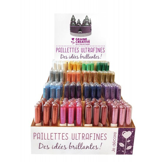 Tubes paillettes