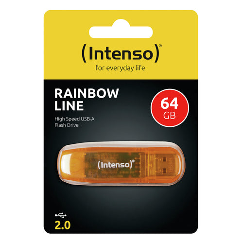 CLE USB2.0 INTENSO RAINBOW64GO