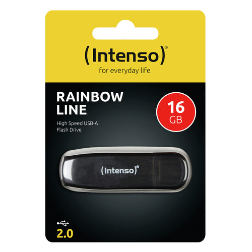 CLE USB2.0 INTENSO RAINBOW16GO