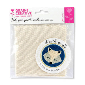 Toile pour Punch Needle 25 x 25 cm