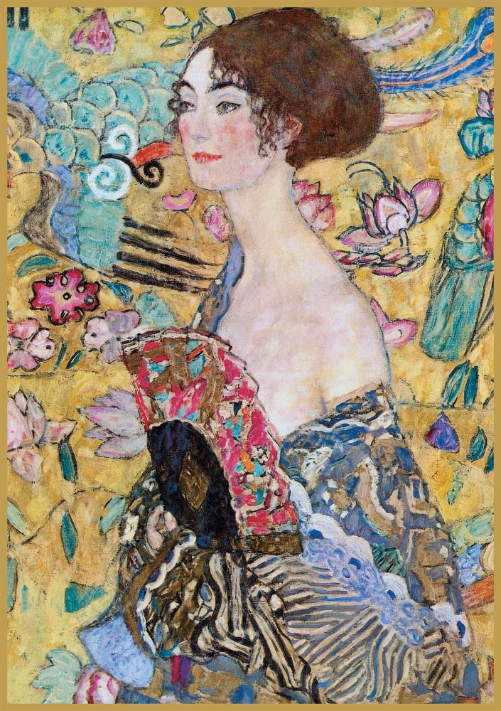 Puzzle 1000 pièces KLIMT - DAME A L'EVENTAIL Piatnik