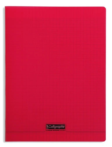 CAHIER PIQUÉ ROUGE 24X32CM 96P SÉYÈS 90G