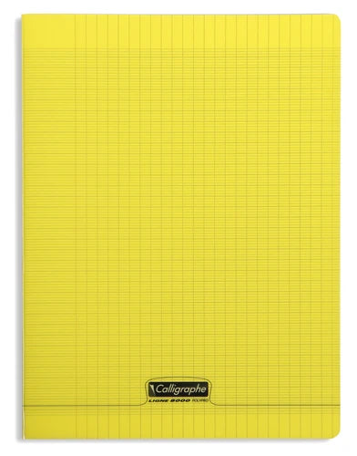 CAHIER PIQUÉ JAUNE 24X32CM 96P SÉYÈS 90G