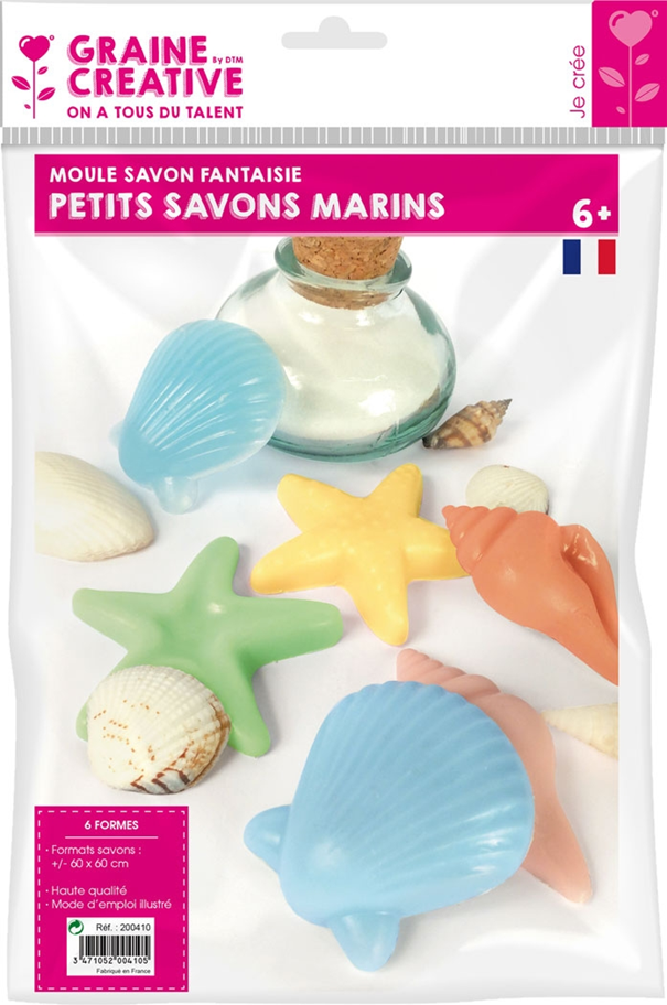 Moules petits savons marins