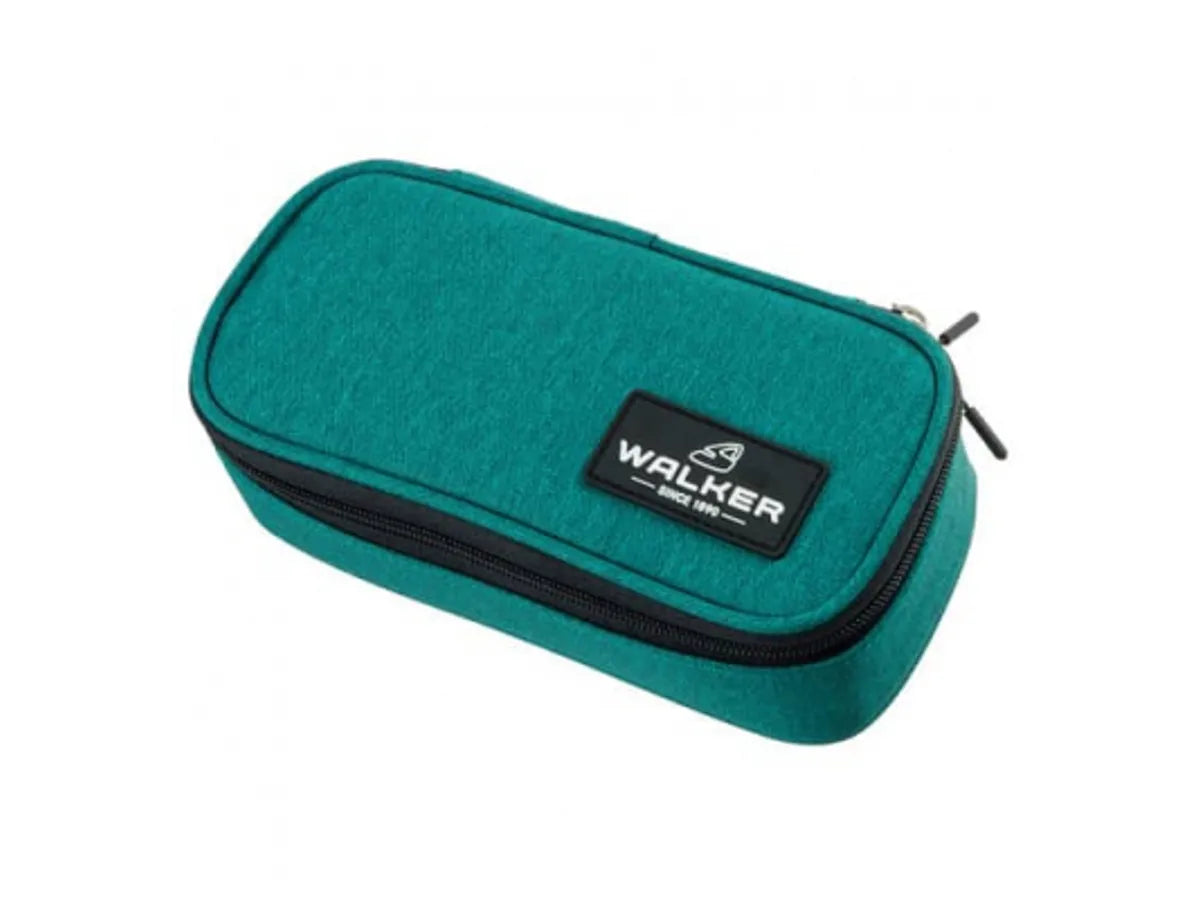 Trousse plumier Walker Pure Eco - 1 compartiment - émeraude