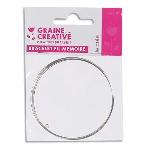 Bracelet en fil mémoire 5 tours à décorer