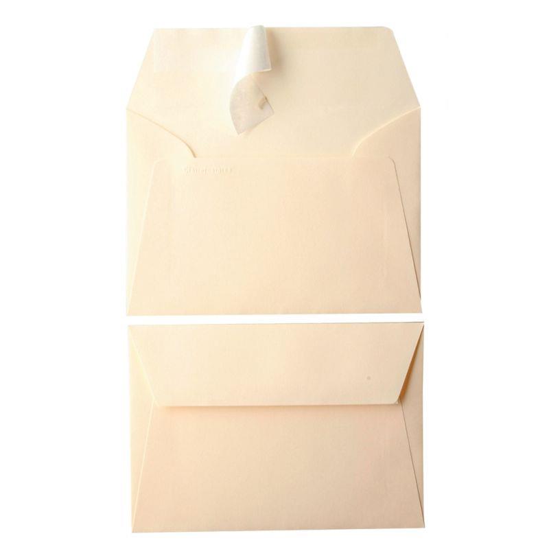 Paquet de 20 enveloppes Pollen 114x162mm 120g ivoire