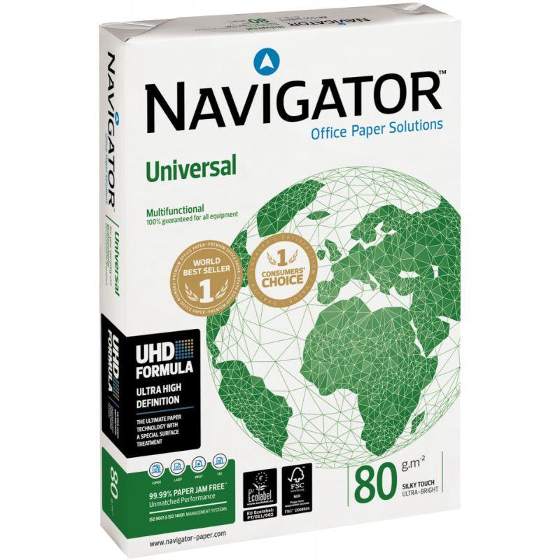 Ramette de 500 feuilles format A4 80g blanc NAVIGATOR