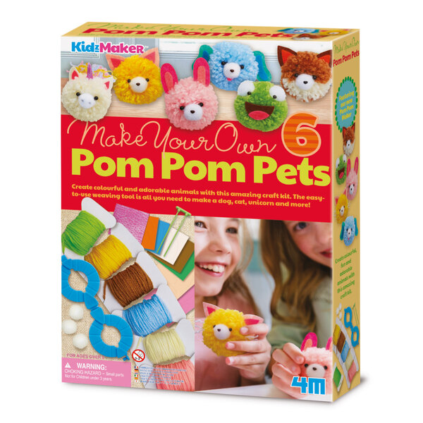 POM POM ANIMAUX 4M KidzMake