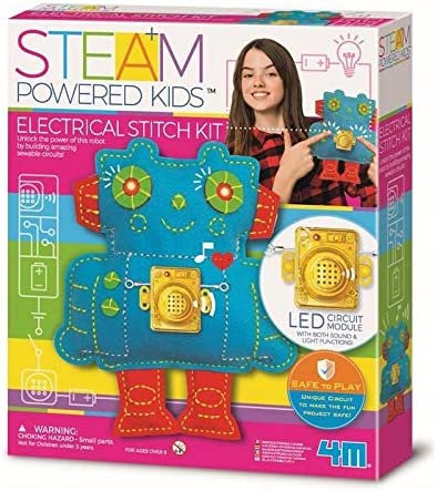 COUDRE UN CIRCUIT ROBOT 4M STEAM: POWERED KIDS