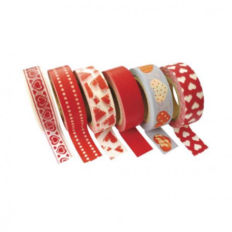 6 Masking Tape Amour - 15 mm x 10 m