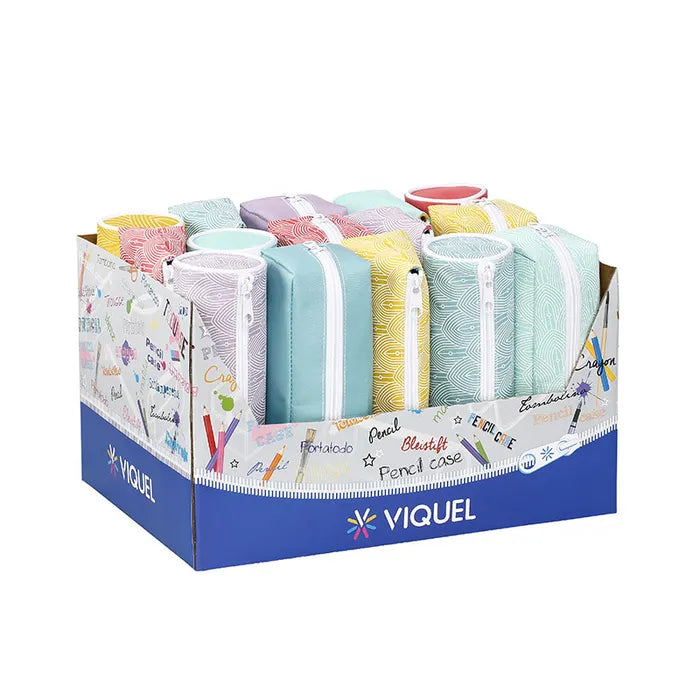 Trousse Romantic - 1 compartiment - différents coloris et formes disponibles - Viquel