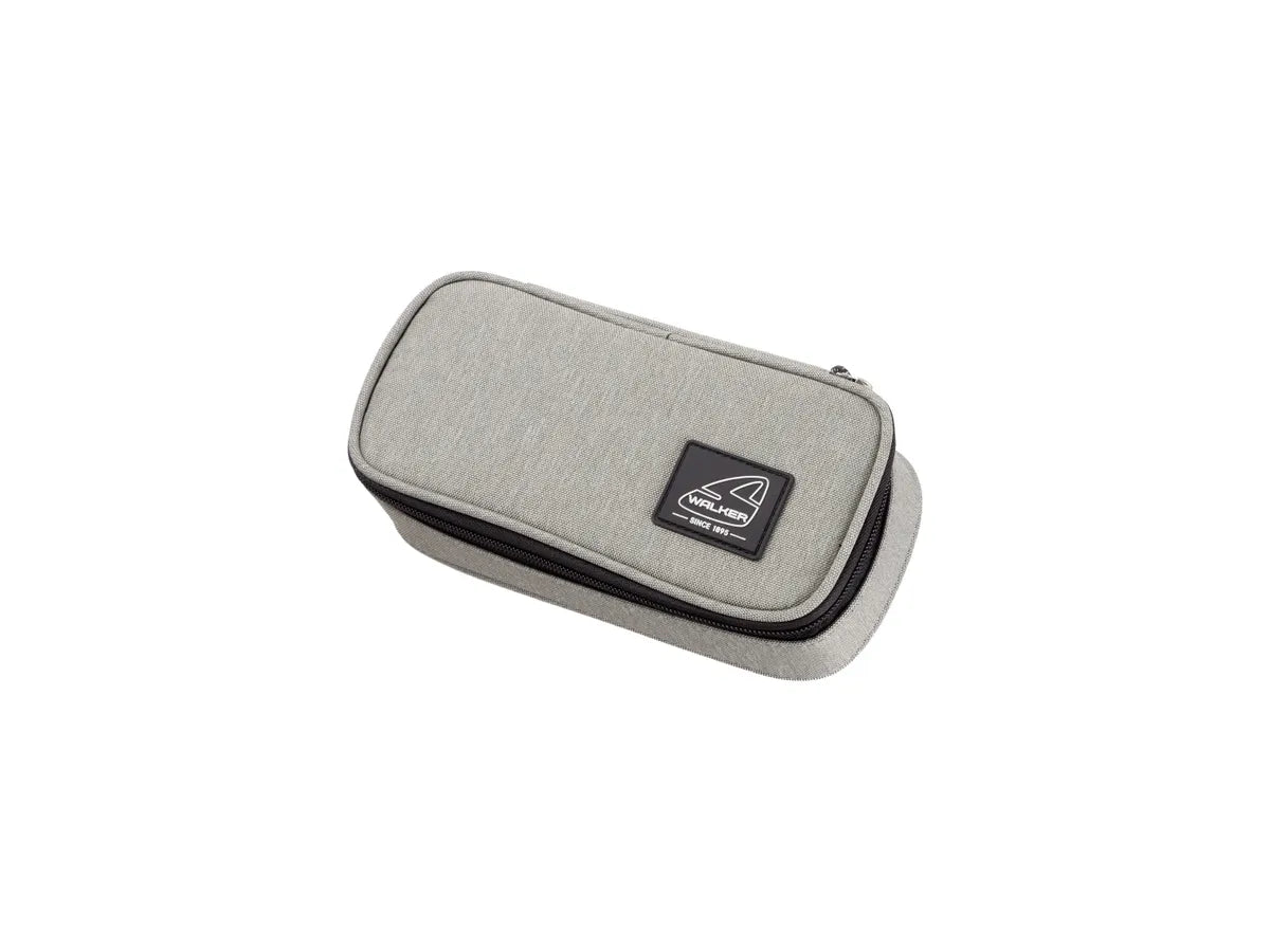 Trousse plumier Walker Pure Eco - 1 compartiment - gris