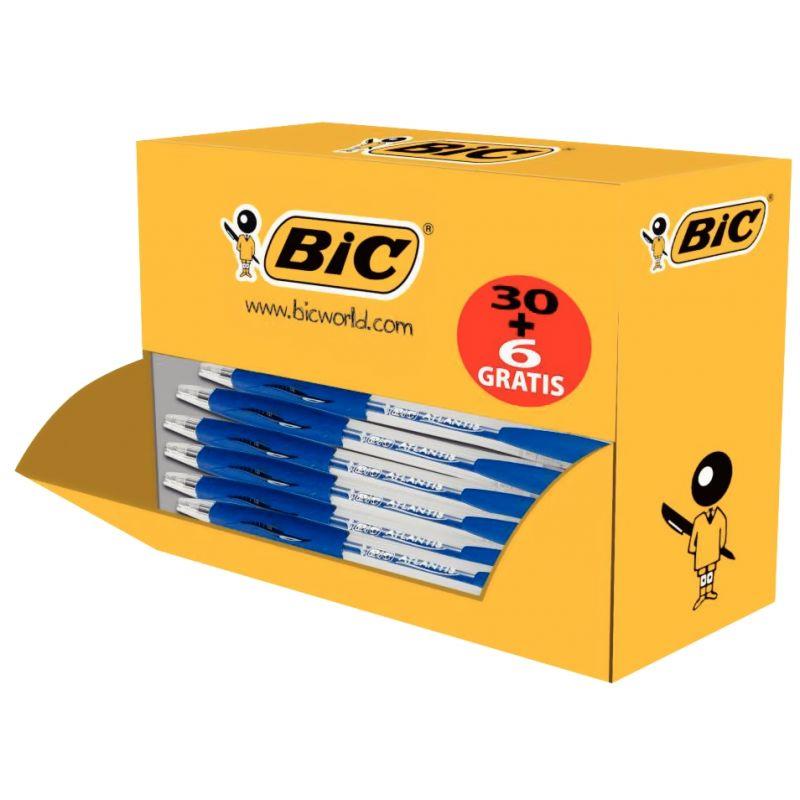 Pack de 36 stylos Atlantis bleus dont 6 gratuits