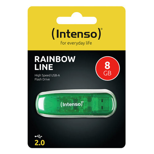 CLE USB2.0 INTENSO RAINBOW 8GO