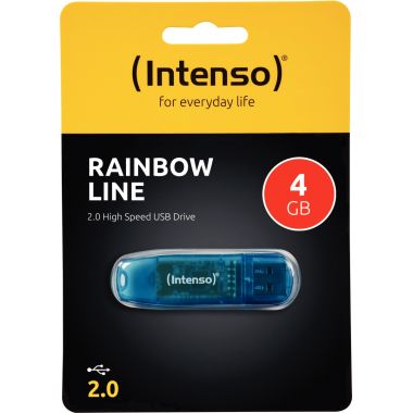 CLE USB2.0 INTENSO RAINBOW 4GO