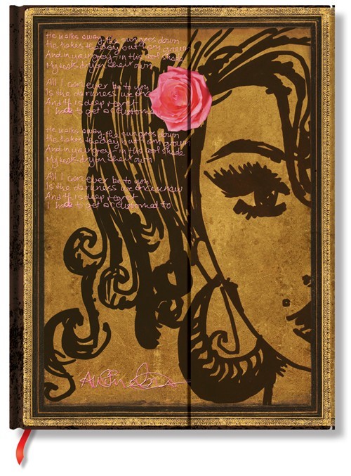 Carnet PaperBlanks Amy Winehouse Edition Limité Avec rabats - Ultra - ligné PAPERBLANKS