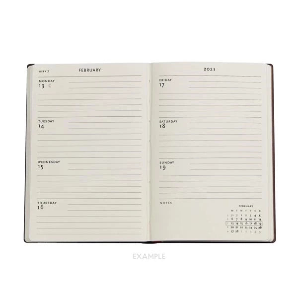 AGENDA SEMAINIER 21X30CM PAPERBLANKS AURELIA GRAND 12 MOIS VERTICAL