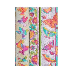 Agenda 12 Mois Journalier 2023 COLIBRIS ET PAPILLONS PAPERBLANKS