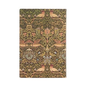 AGENDA SEMAINIER 9,5X14CM PAPERBLANKS MORRIS OISEAUX FLEXI MINI 12 MOIS VERTICAL