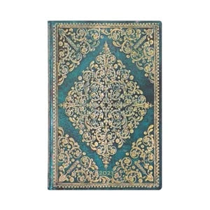 AGENDA SEMAINIER 9,5X14CM PAPERBLANKS OCEANIA FLEXI MINI 12 MOIS HORIZONTAL