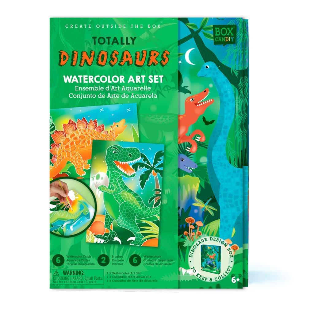 Coffret d'aquarelle - Totally Dinosaurs