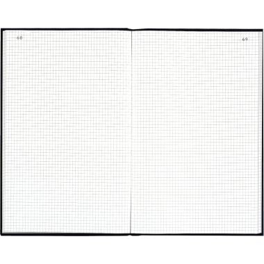 Registre toilé 200 pages foliotées, quadrillé 5x5, format 29,7 x 21 cm