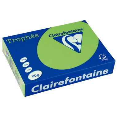 Ramette de 500 feuilles format A4 80g vert menthe CLAIREFONTAINE