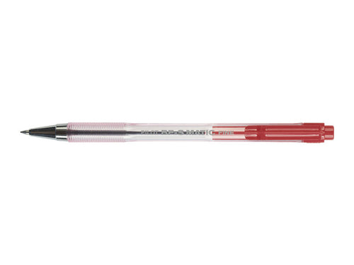 Stylo bille BPS Matic rétractable rouge