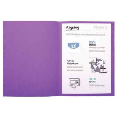 Paquet de 100 chemises 170g FOREVER format 24x32 cm, lilas