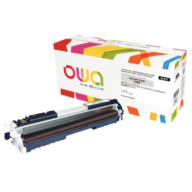 OWA Armor cartouche laser noire compatible HP 126A (CE310A)