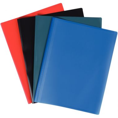 Carton de 30 protège-documents en polypropylène 60 vues, coloris assortis