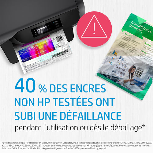 HP 903XL cartouche d'encre noire grande capacité authentique (T6M15AE)