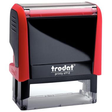 Timbre X-Print avec formule commerciale à encrage automatique COMPTABILISÉ encré coloris rouge