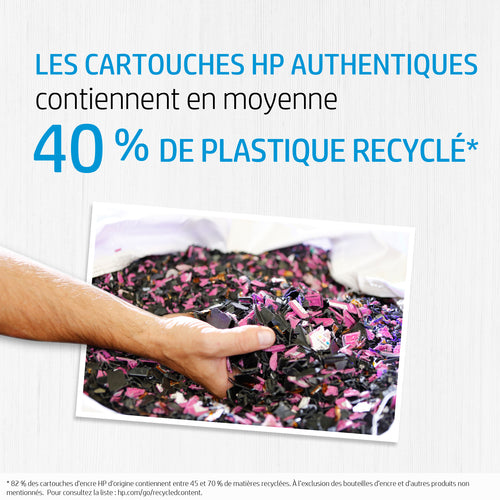 HP 302XL cartouche d'encre noire grande capacité authentique (F6U68AE)