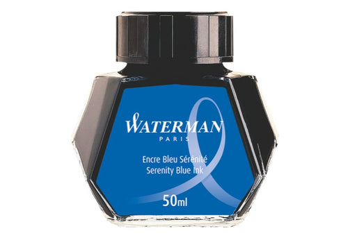 Flacon de 5cl d'encre Waterman bleue