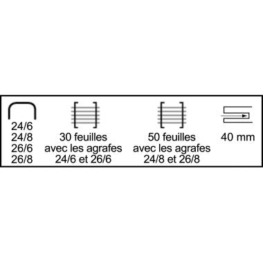 Agrafeuse grande capacité Supreme S50