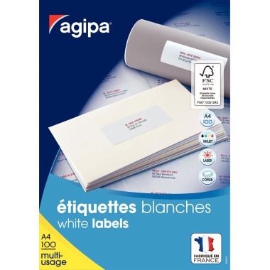 Boîte de 1 600 étiquettes multi-usage 105x35mm