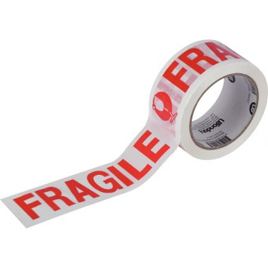 Lot de 6 rouleaux adhésifs "Fragile" 66mx50mm