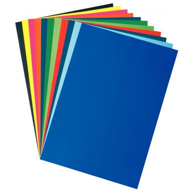 Paquet de 25 feuilles affiche 85g 60x80cm assortis