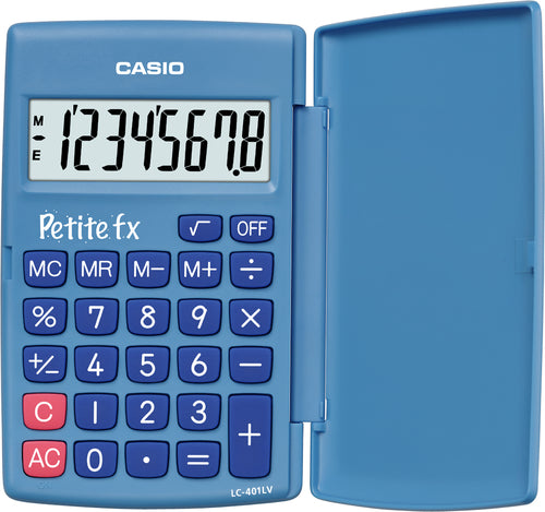 Machine à calculer de poche CASIO 8 chiffres PETITE FX BLEU