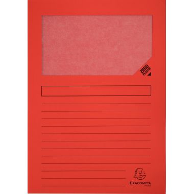 Paquet de 100 pochettes coin papier FOREVER 130g, rouge