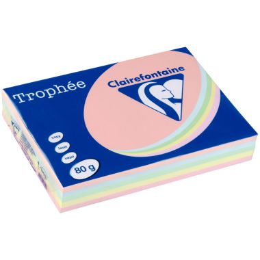 Ramette de 500 feuilles format A4 80g assortis pastel