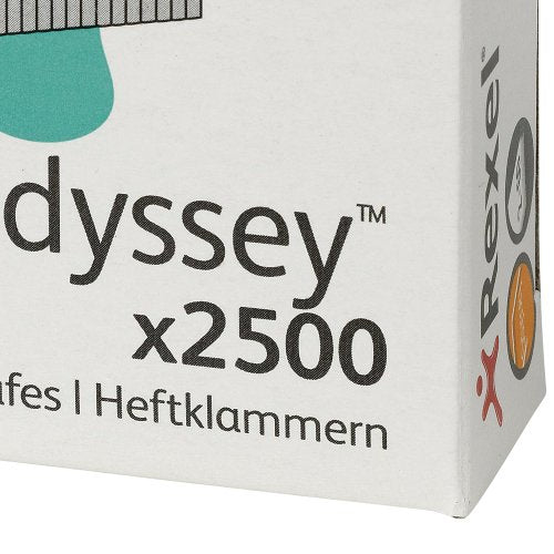 Boîte de 2 500 agrafes Rexel Odyssey