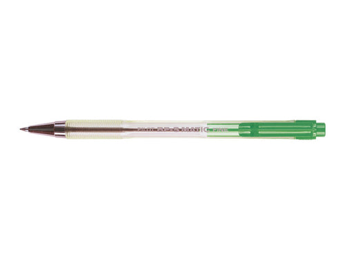 Stylo bille BPS Matic rétractable vert