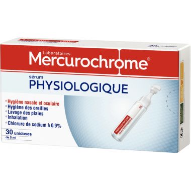 Boite de 30 doses de sérum physiologique