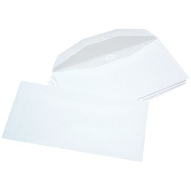 Boite de 1000 enveloppes blanches 114x229mm 80g mécanisables