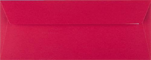 Paquet de 20 enveloppes Pollen 110x220mm 120g rouge