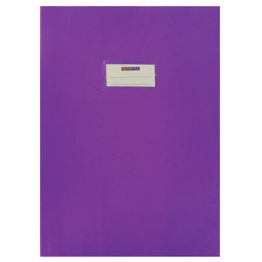 Protège-cahier en PVC épaisseur 21/100ème format 21 x 29,7 cm coloris violet