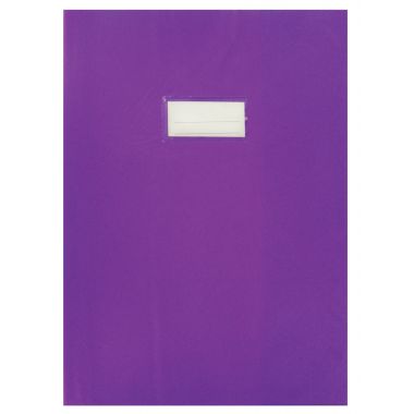 Protège-cahier en PVC épaisseur 21/100ème format 21 x 29,7 cm coloris violet